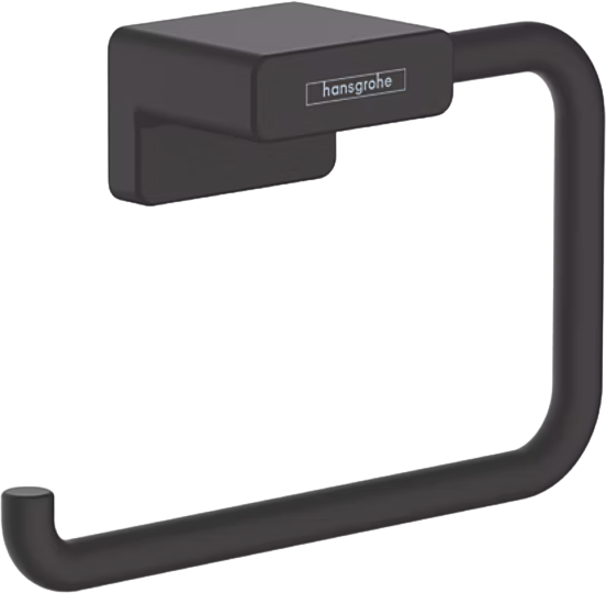 Add Storis Matt Black Toilet Roll Holder