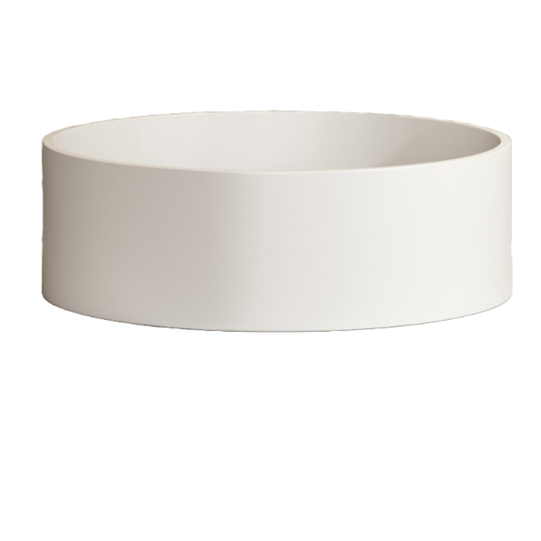 Nuvo Round Countertop Stone Basin 450mm