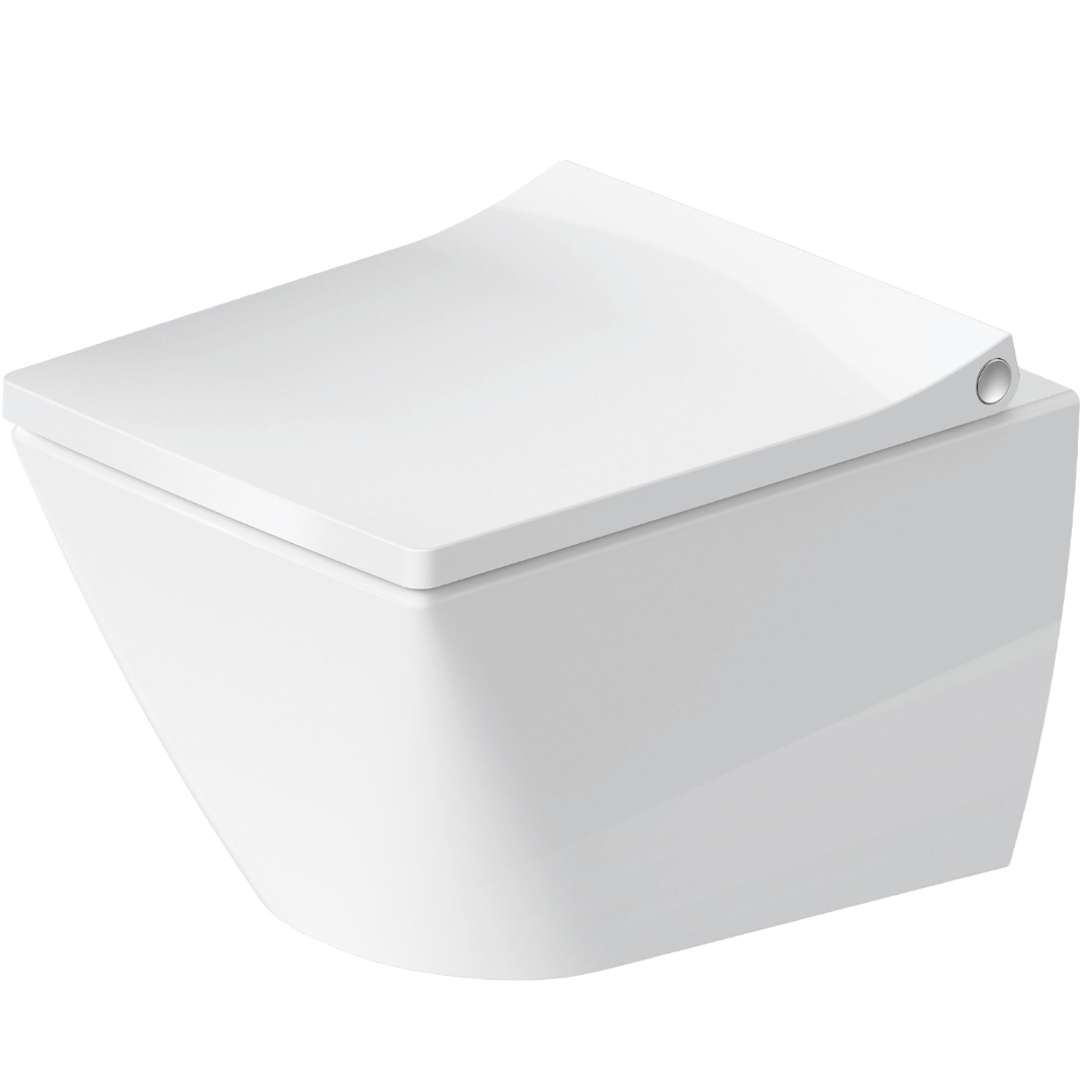 Duravit Viu 370 x 480mm Wall Mounted Compact Rimless WC Pan