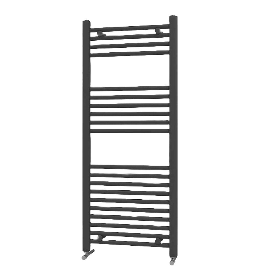 UK Home Living Avalon 22mm Straight Towel Rail Black