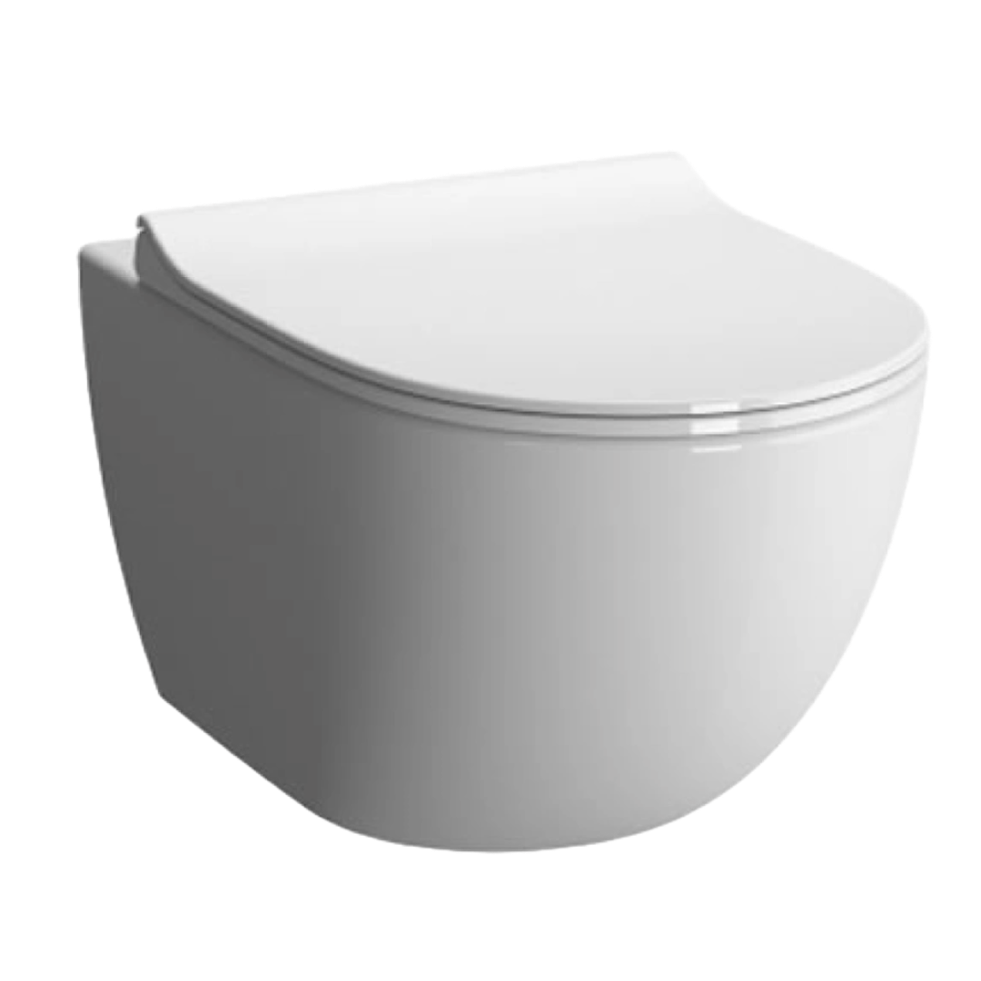 VitrA Designer Sento Rimless Wall Hung WC & Seat