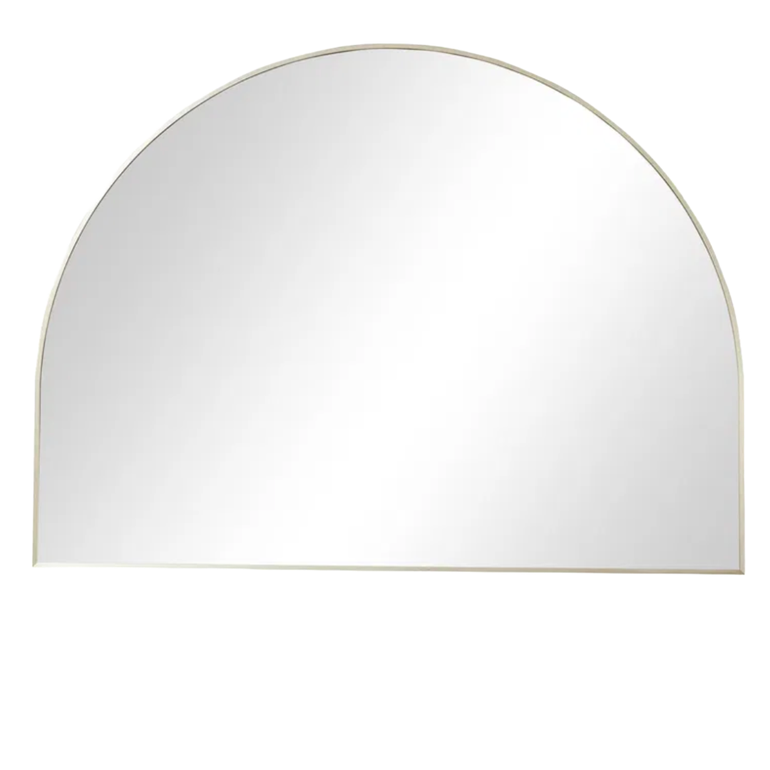 Large Gold Arched Wall Mirror 