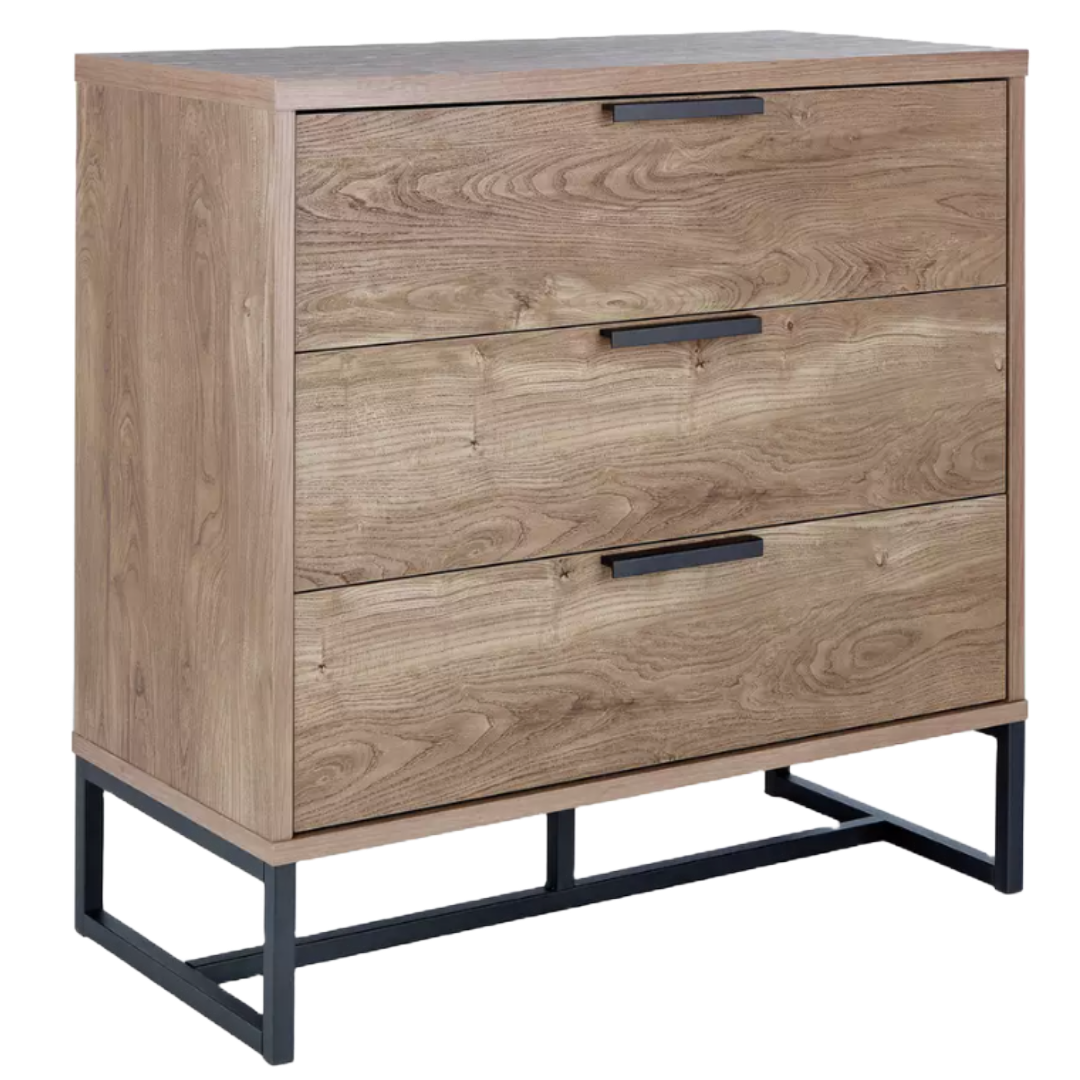 Habitat Nomad 3 Drawer Chest - Oak Effect