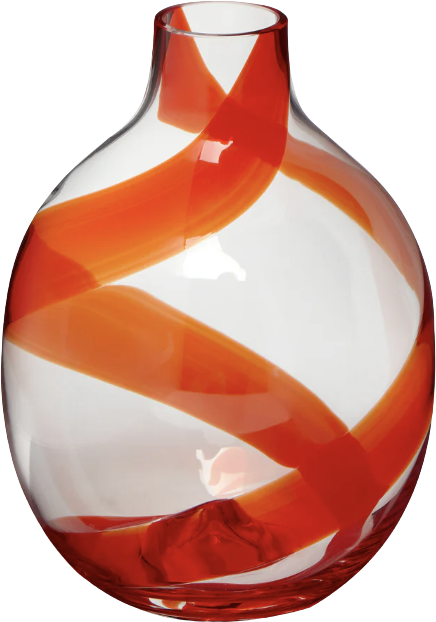 Hand-Blown Murano Glass Bud Vase