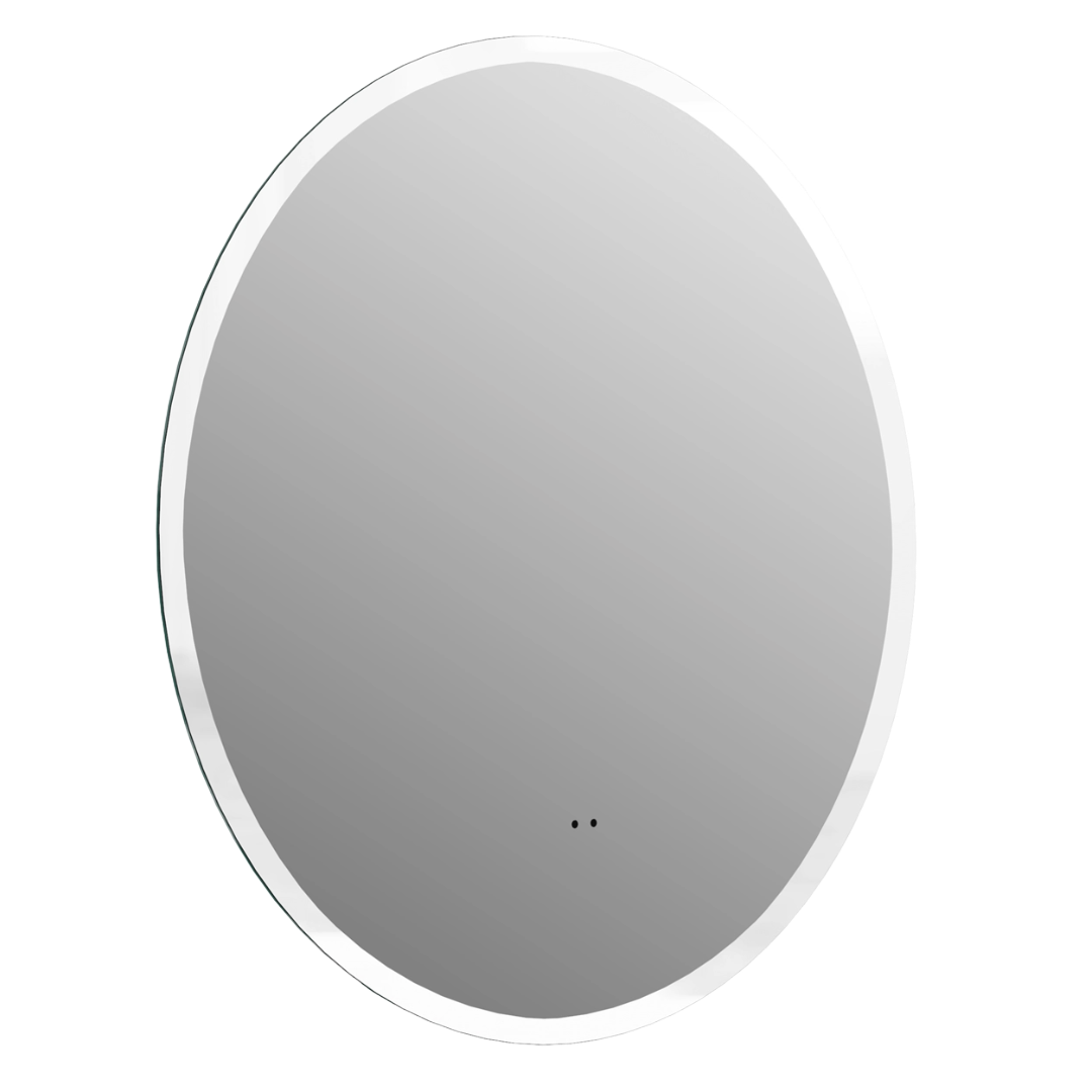 Harbour Glow Round LED Mirror with Demister Pad & Colour Change Lights - 600mm