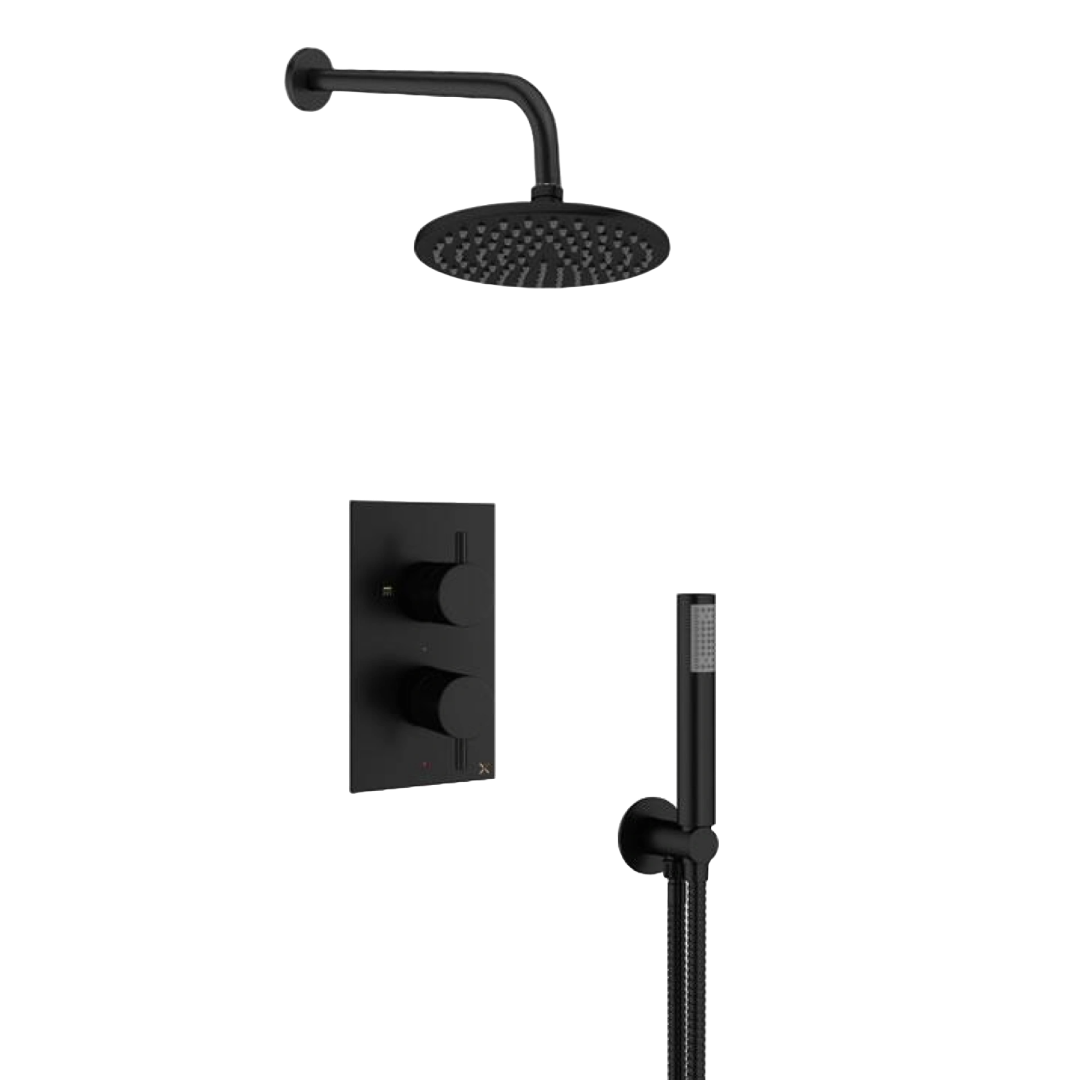 Crosswater MPRO Matt Black Shower Pack