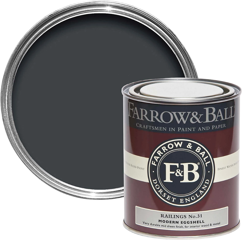 Farrow & Ball Modern Railings No.31 Eggshell Paint
