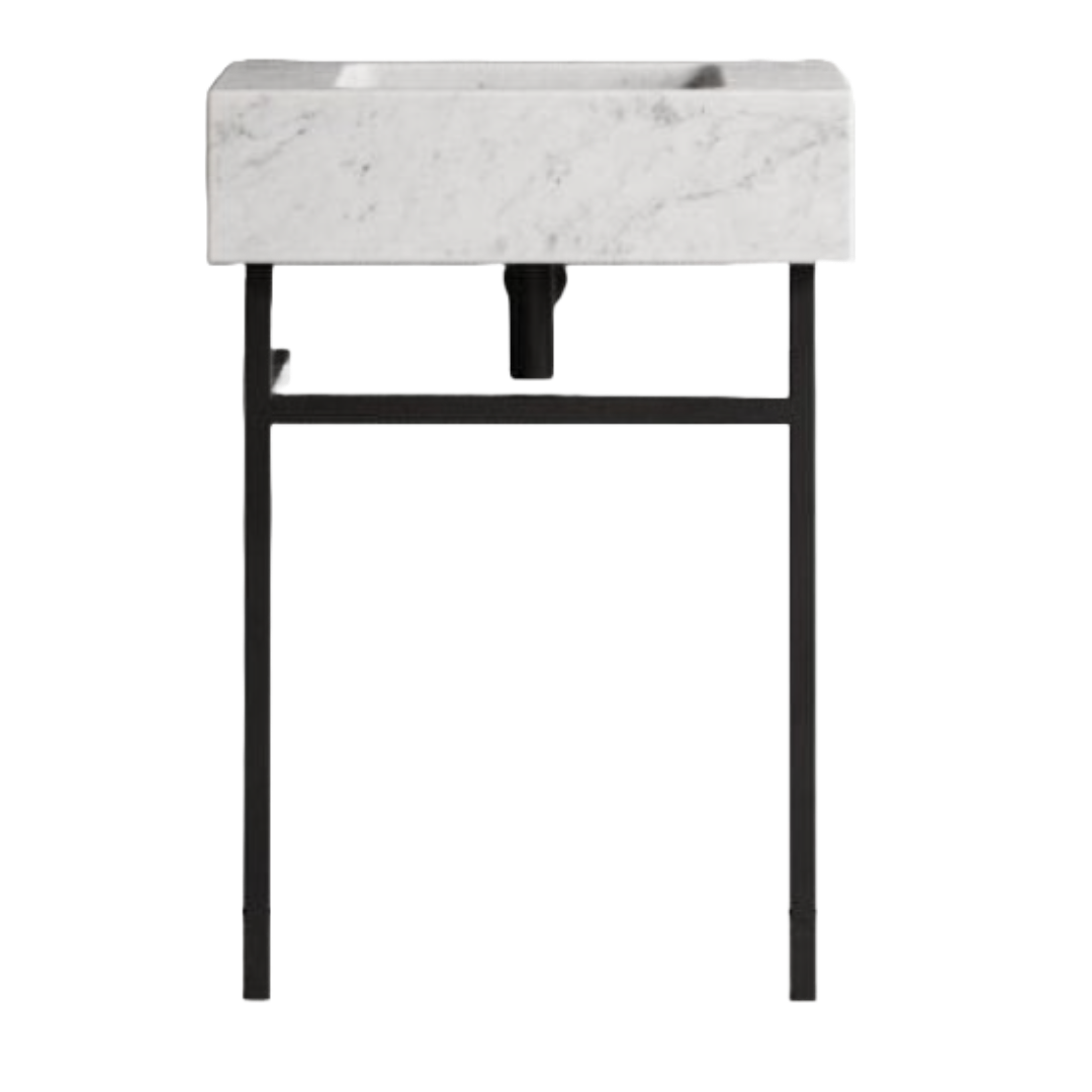 Vernante Carrara Marble Vanity Unit 600m