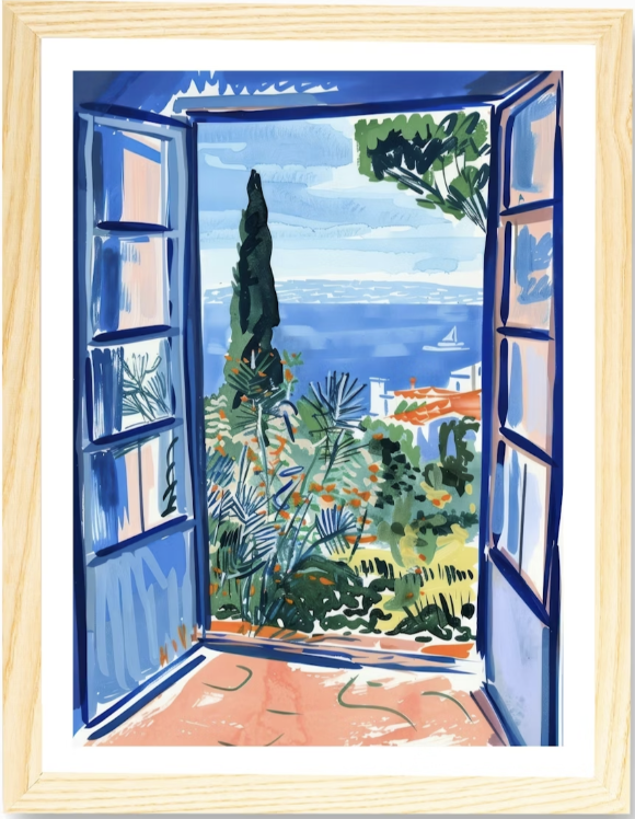 Travel Poster Happy Places Vigo 3 Art Print