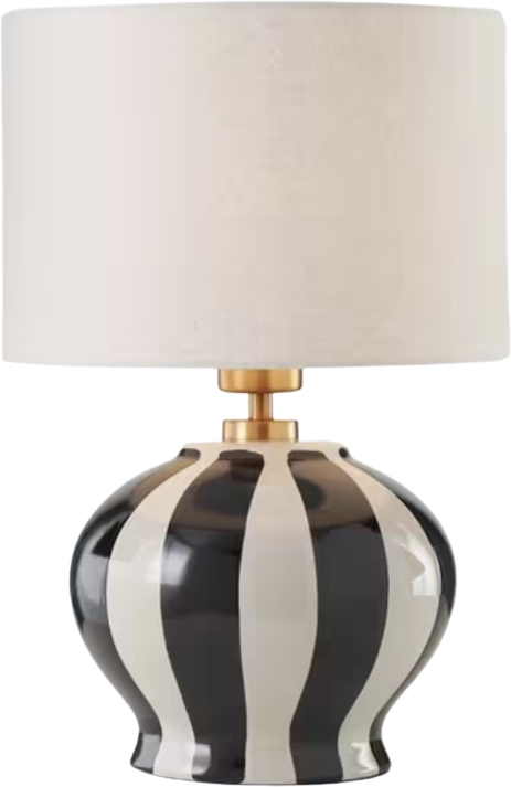 Burano Striped Ceramic Table Lamp