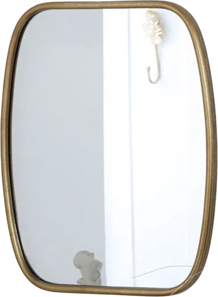 Rustic Gold Framed Mirror