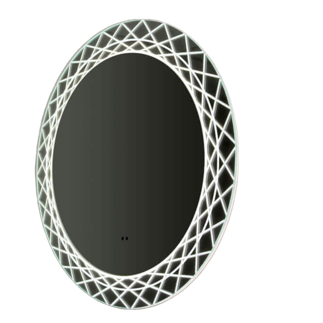 HiB Bellus Round LED Illuminated Mirror 600mm