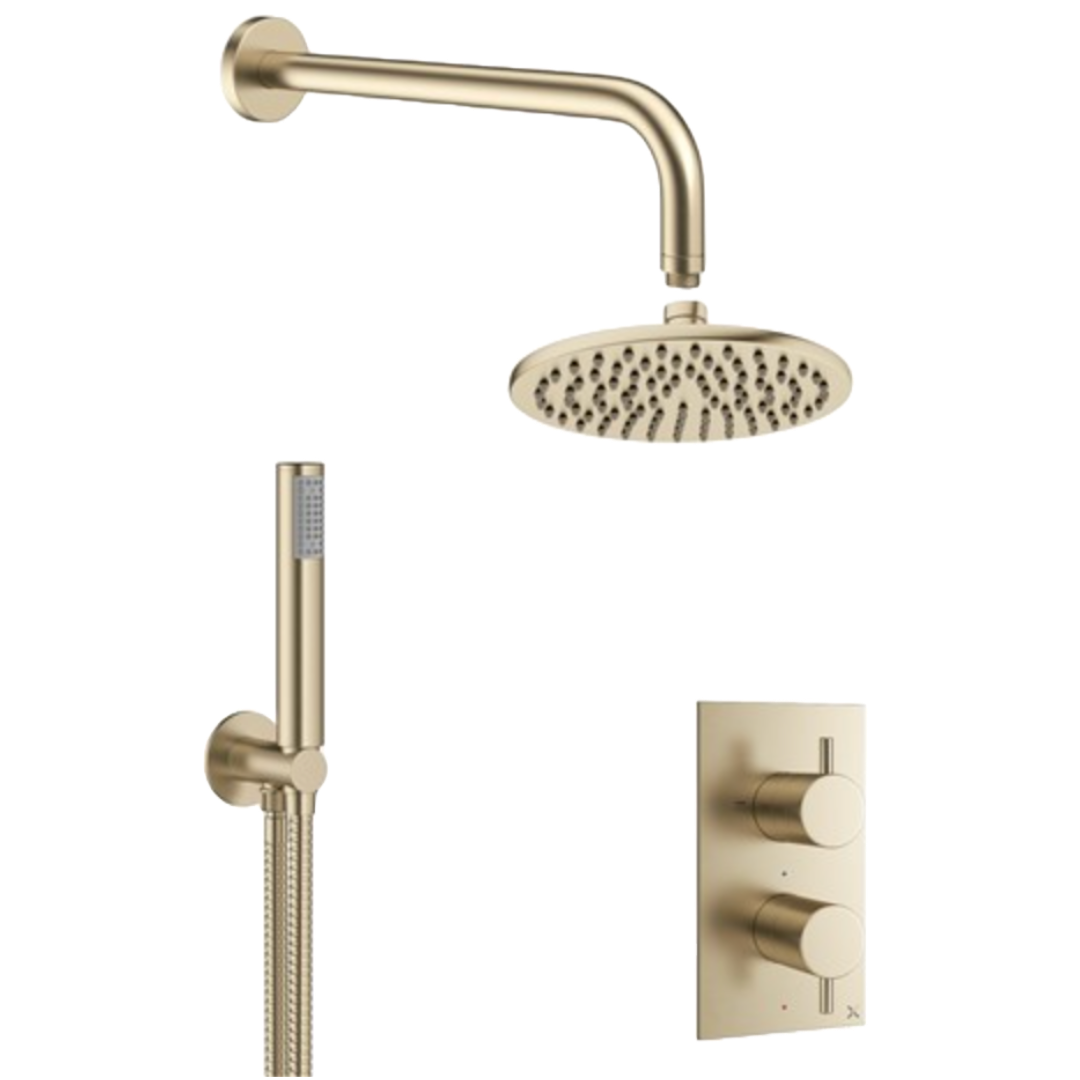 MPRO 2 Outlet 2 Handle Shower Bundle