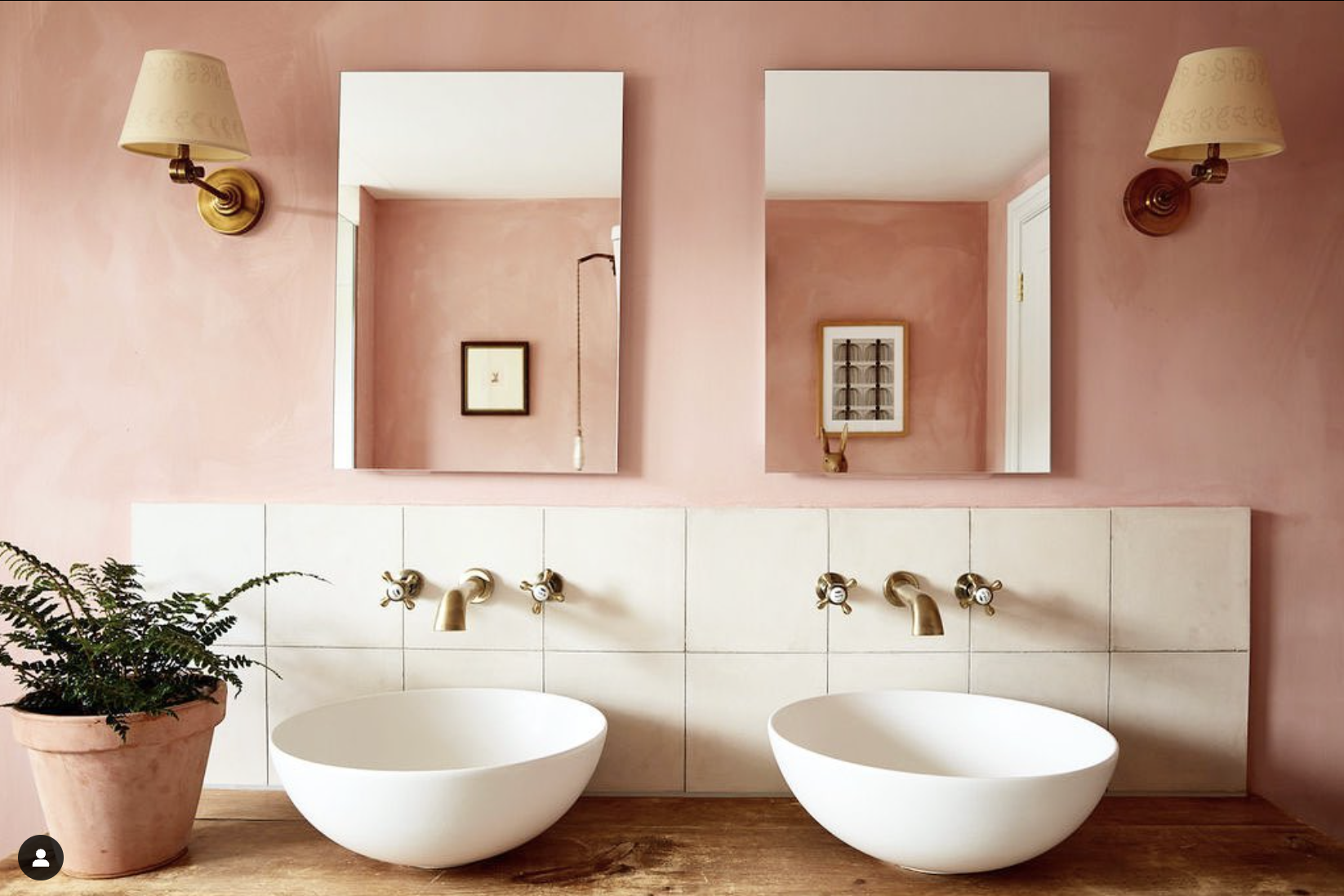 peach bathroom - Photo 1