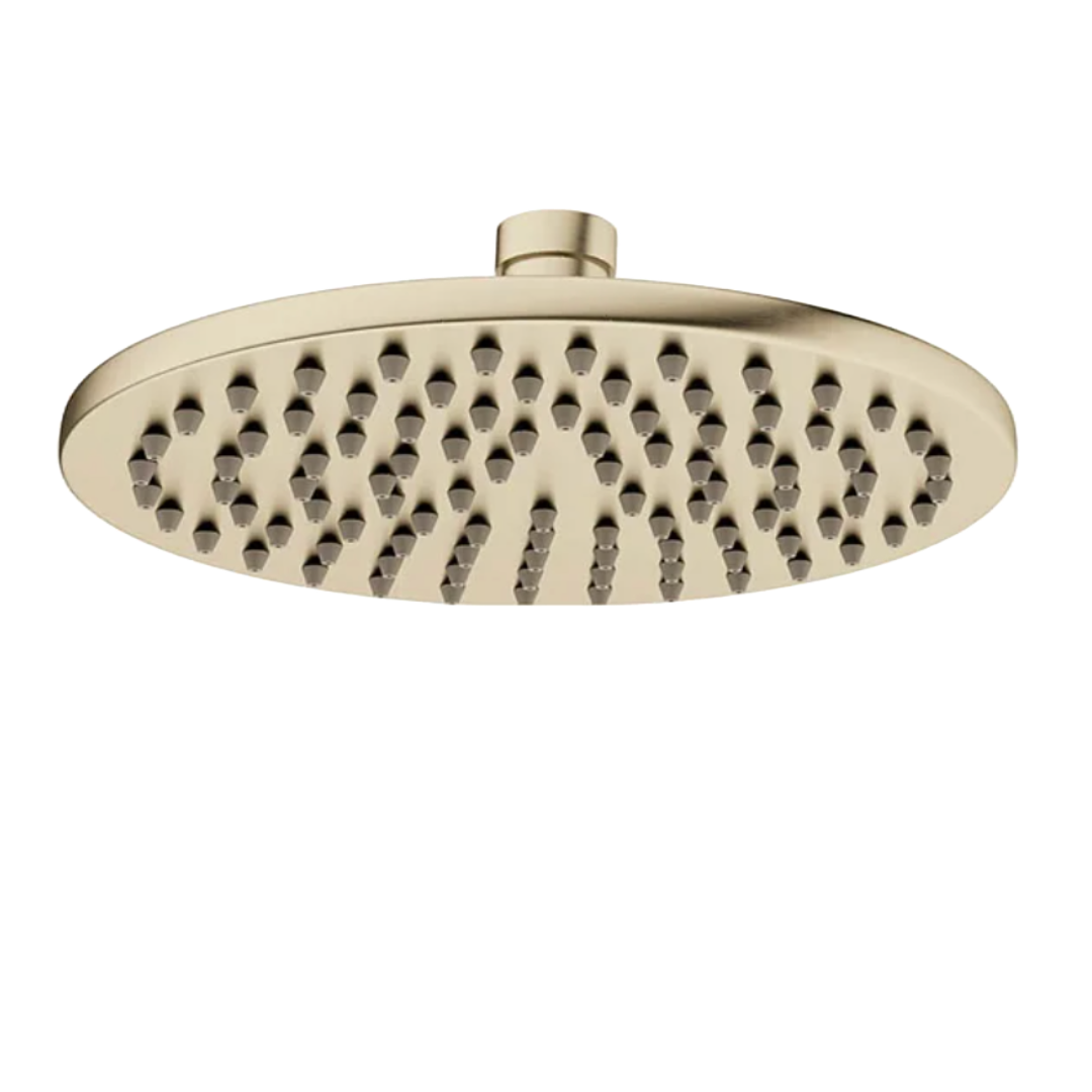 Crosswater MPRO 200mm Round Fixed Showerhead - Brushed Brass