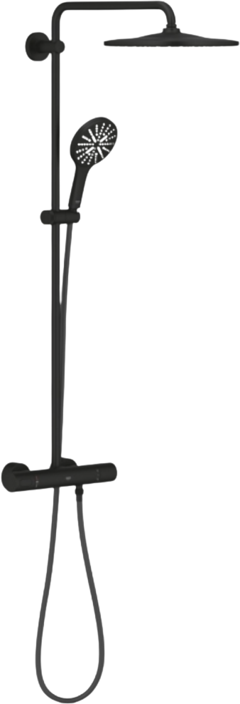 22119KF0 RainShower 310 Shower System Phantom Black